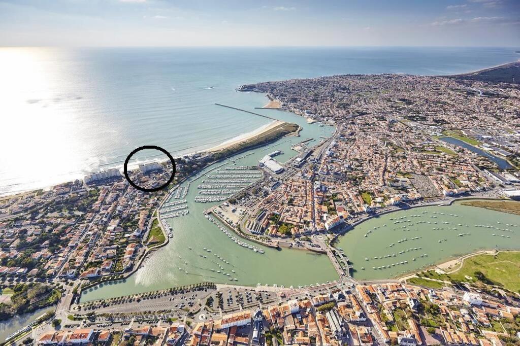 Residence La Garenne A La Grande Plage, Vue Mer, Piscine Et Parking Prive, 6 Personnes Saint Gilles Croix de vie Eksteriør billede